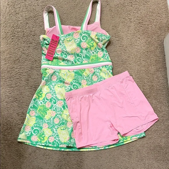 Lilly Pulitzer Green and Pink Spearmint Print Dress - Picture 4 of 4